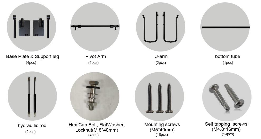 Hardware and parts list (TS-05)