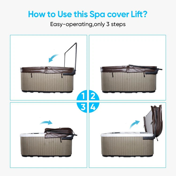Effortless SPA Cover Lifter: Air Spring Assist, Aluminum Durability suppliers